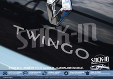 Pour Renault Twingo 3 - Autocollant Stickers Coffre Boot Monogramme Conforme