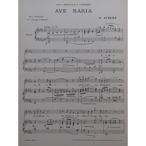 Aubert gaston ave - ave, maria