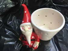 BOUGEOIR PERE NOËL - de la marque SIA - PORCELAINE