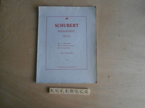 Pieces pour piano schubert - pieces,