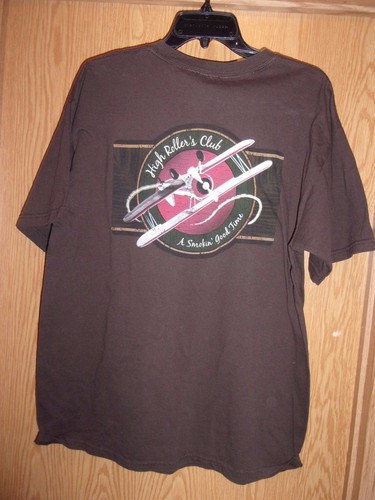 Stunt plane black shirt - stunt, l