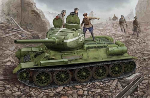Hobby boss char - char, t-34/85