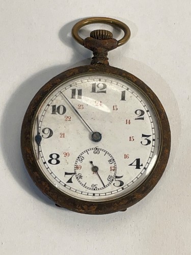 Montre gousset métal à - en,