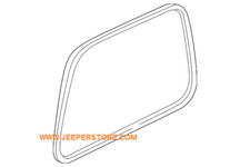 Joint de vitre latéral de