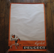 AFFICHE ANCIENNE CYCLES PEUGEOT