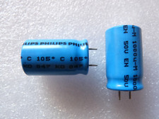 2x Philips 047 KO Condensateur