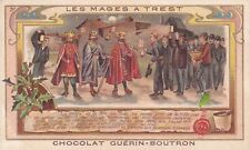 Chromo Chocolat Guérin-Boutron Les Mages à Trest