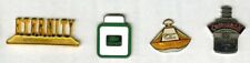 Lot de 4 pin's parfum perfume Lacoste Calvin Klein Capucci Chevignon