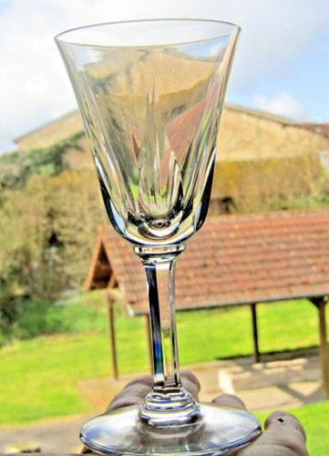 Verre vin blanc cristal - a, en