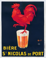 Affiche Bière St Nicolas de Port Art mural bière française -...