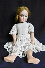 POUPÉE ANCIENNE TÊTE BISCUIT SFBJ 301 ÉPOQUE UNIS FRANCE 58 cm