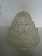 GLOBE OBUS ART DECO VERRE