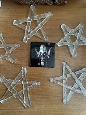 Lot 5 étoiles de verre