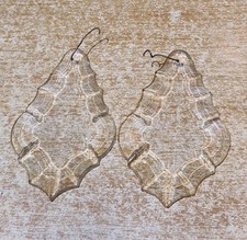 2 PAMPILLES ANCIENNE en verre