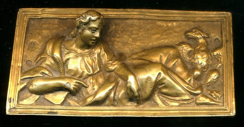 Plaquette bronze saint jean - plaquette,
