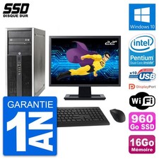 PC Tour HP Elite 8300 Ecran