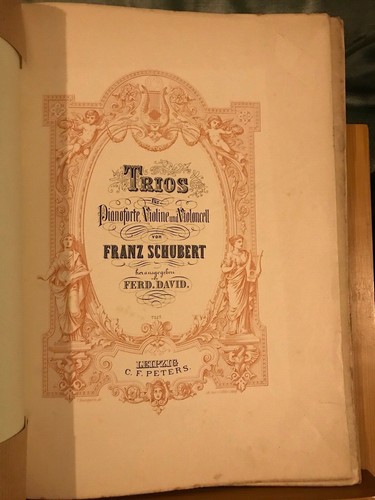 Schubert trios avec piano - trios,