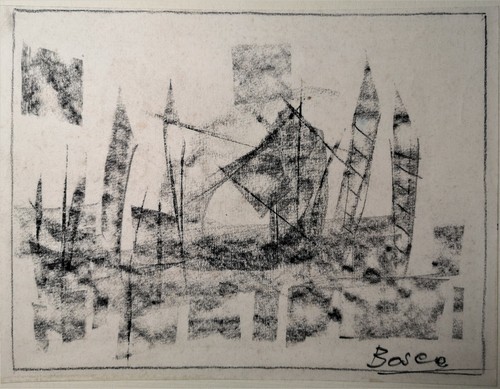 Pierre bosco lithographie noir - lithographie,