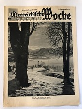 JB1154 : Journal Autriche Semaine Auflage Image Sur Kitzbühel Tyrol 16.Dez. 1937