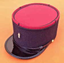Képi Infanterie modèle 1931 Jugulaire plastique noir Boutons dorés...