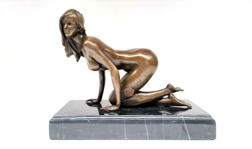 Sculpture bronze nues - sculpture, femme