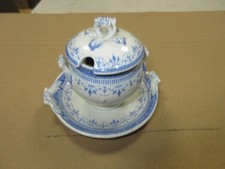 Moutardier du service Gaulois Creil et Montereau Bartuet; H 10 cm