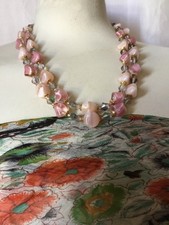 Collier double rangs Vintage