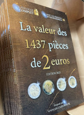 Livre numismatique la valeur des 1437 pièces de 2 euros 2025 NEUF