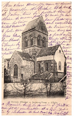 Jalon les vignes l - jalon, l'eglise
