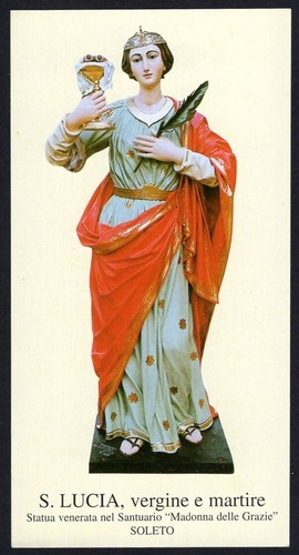 Image pieuse santa lucia - image,