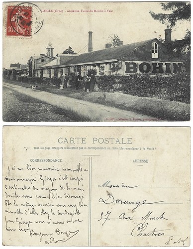 Cpa fragile ancienne usine - cpa,