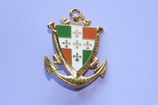 INSIGNE REGIMENTAIRE "11ème RAMa" ARTILLERIE DE MARINE ARTHUS-BERTRAND ED° ATLAS