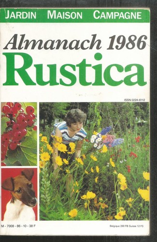 Almanach rustica 1986 rd6 - 1986,