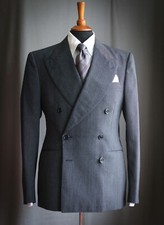 RRL DOUBLE RL Magnifique Costume Gris, taille UK 4R (50), 32W 32L, RRP 1250 €.