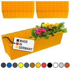 Bac À Fleurs Pour Europalettes Ensemble De 12 Jaune Bac À Plantes Bac De Balcon