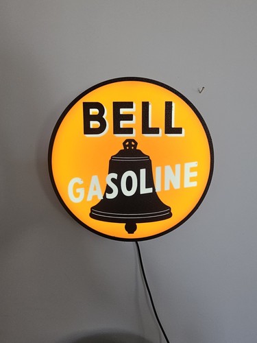 Enseigne bell gasoline - enseigne,