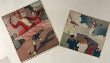 ARRUE RAMIRO ET ELIZAGA DEUX PLANCHES HORS TEXTE