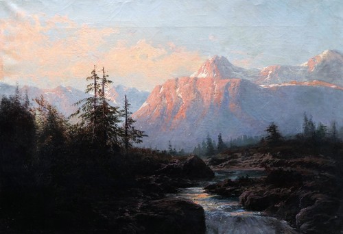 Tableau encadré paysage