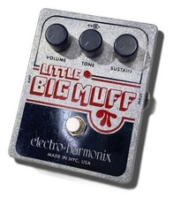 Electro-Harmonix Little Big Muff Pi Fuzz Pedal 9612 testé et fonctionne