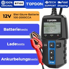 TOPDON BT100 Auto Testeur de batterie 12V OBD2 Appareil de diagnostic numérique