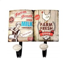 Porte manteau mural Poule -