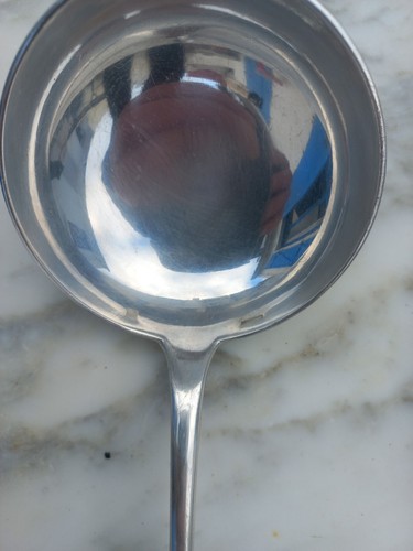 Louche métal argenté