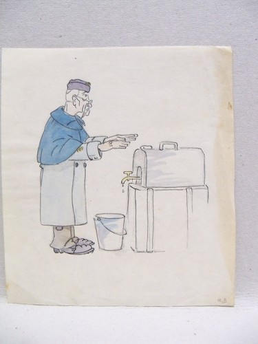 Henri brochet aquarelle - brochet,