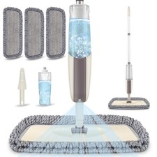 Balai Serpillère Vaporisateur Balai Lave Sol Spray Mop Microfibre Balais Serp...