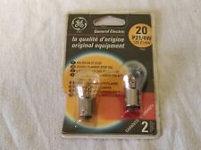2 Lampes Ampoules, Feu Rouge et Stop P21  12V  4W