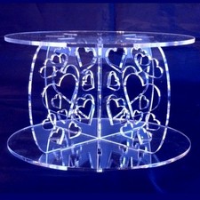 Rond Mariage Coeurs / Fête Présentoir Gâteau Piliers,Plusieurs Tailles Et