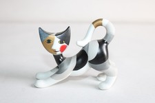 Figurine chat porcelaine