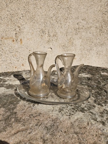 Paire burettes verre - paire,