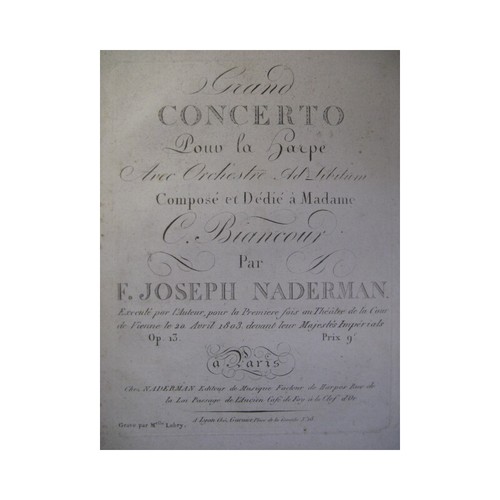 Naderman joseph grand concerto - joseph,