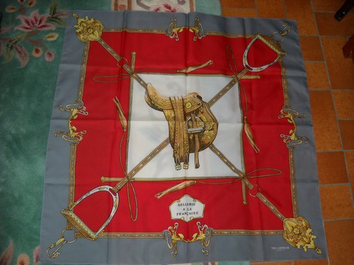 Foulard grand carre soie - grand, en